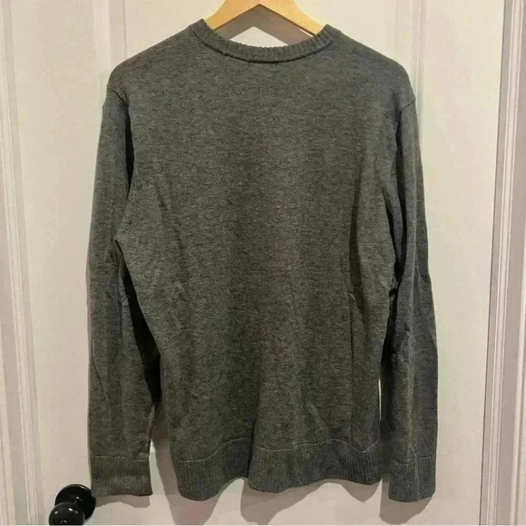 Smartwool Men's L Crewneck Sweater Gray Merino Wool Nylon Acrylic - Picture 2 of 6
